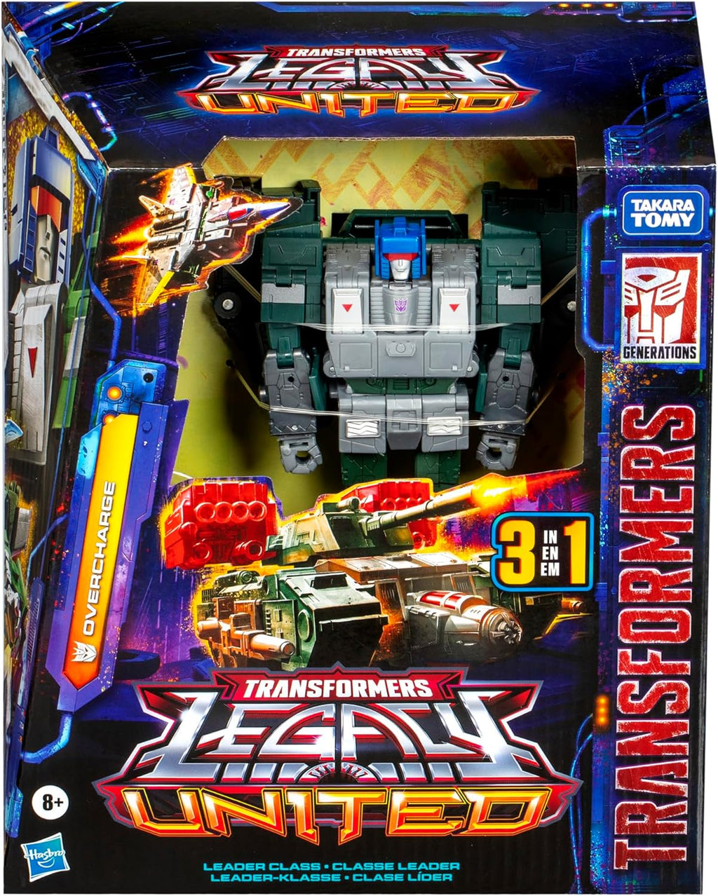 Transformers Legacy United 8 Inch Action Figure Leader Class (2025 Wave 1) - Overcharge