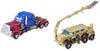 Transformers Movie Studio Series 7 Inch Action Figure Voyager Class - Set of 2 (Optimus #32 & Bonecrusher #33)