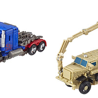 Transformers Movie Studio Series 7 Inch Action Figure Voyager Class - Set of 2 (Optimus #32 & Bonecrusher #33)