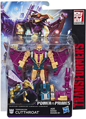 Transformers Power Of The Primes 6 Inch Action Figure Deluxe Class - Cutthroat  (Sub-Standard Packaging)