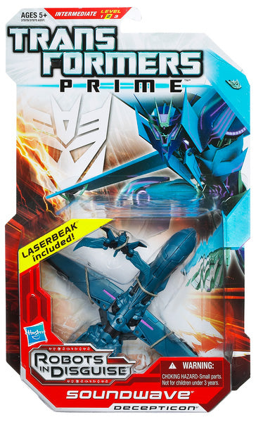 Transformers Prime Robots In Disguise 6 Inch Action Figure Deluxe Class (2012 Wave 1) - Soundwave