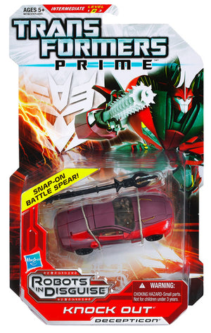 Transformers Prime Robots in Disguise 6 Inch Action Figure Deluxe Class (2012 Wave 3) - Knockout