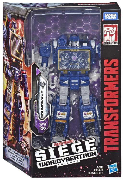 Transformers Siege War For Cybertron 7 Inch Action Figure Voyager Class - Soundwave