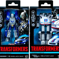 Transformers Studio Series 6 Inch Action Figure Deluxe Class (2025 Wave 2) - Set of 2 (Wheeljack - Jazz)