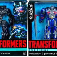 Transformers Studio Series 8 Inch Action Figure Leader Class (2025 Wave 2) - Set of 2 (Optimus Prime - Shockwave)