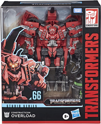 Transformers Studio Series 8 Inch Action Figure Leader Class - Overload #66