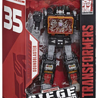 Transformers War For Cybertron Siege 35th Anniversary 7 Inch Figure Voyager Class - Soundblaster WFC-S63 Exclusive