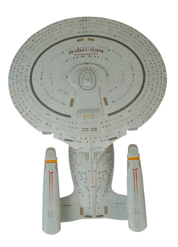 U.S.S Enterprise NCC-1701-D Regular - Star Trek The Next Generation Vehicle Figure by Diamond Toys