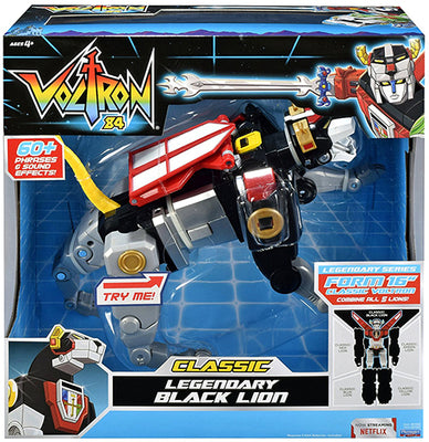 Voltron Classic 1984 16 Inch Action Figure Legendary Series - Black Lion Classic (Shelf Wear Packaging)