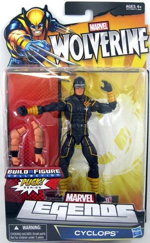 Marvel Legends Wolverine 6 Inch Action Figure Puck Series - Cyclops