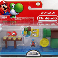 World Of Nintendo Super Mario Bros. U 2 Inch Action Figure Micro Land 3-Pack Wave 2 - Sparkling Water with Ice Mario