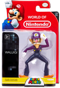 World Of Nintendo Super Mario 2.5 Inch Action Figure Limited Articulation Wave 1 - Waluigi