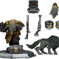 World Of Warcraft Posed 7 Inch Static Figure Wave 2 - Grey Beard Dwarf Hunter Beast Master & Marksman