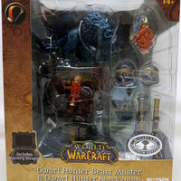 World Of Warcraft Posed 7 Inch Static Figure Wave 2 - Orange Beard Dwarf Hunter Beast Master & Marksman Platinum