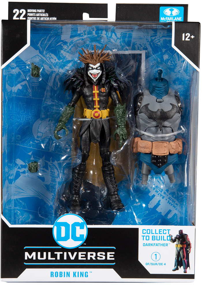 DC Multiverse Comic Series 7 Inch Action Figure BAF Darkfather Death Metal Robin King