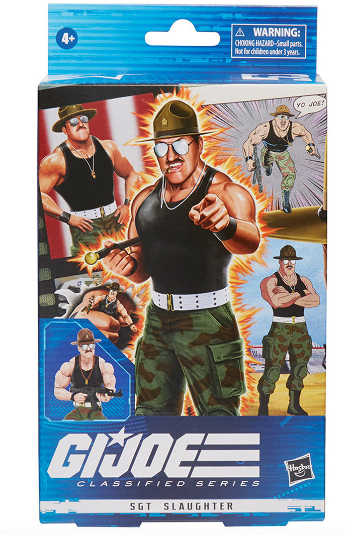 Gi joe sgt slaughter action outlet figure