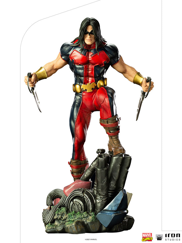 Marvel 1 10 Art Scale Series X Men 10 Inch Statue Figure Battle Diorama Warpath Iron Studios 909651