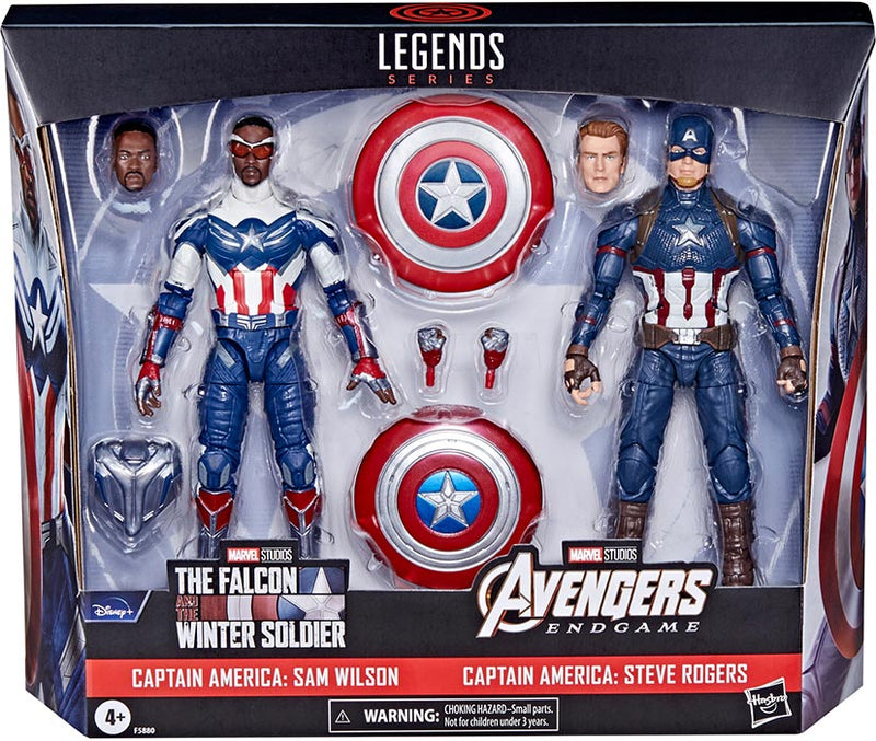 Marvel legends captain on sale america 2 pack