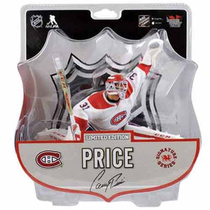 NHL Hockey Canadiens 6 Inch Static Figure Deluxe PVC - Carey Price White Jersey