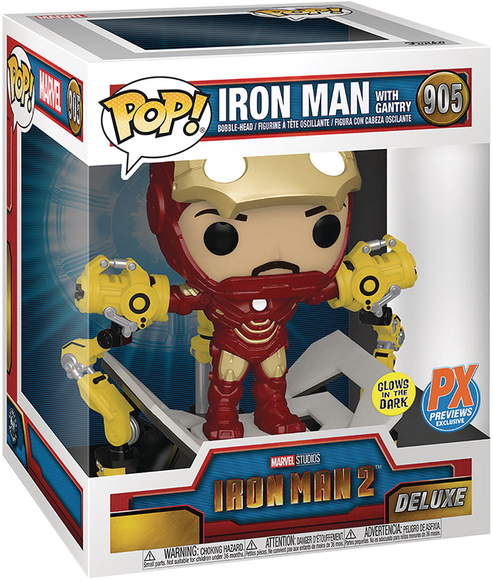 Funko Pop Avengers Age of Ultron Iron Man 10inch Glow in The  Dark Exclusive : Toys & Games