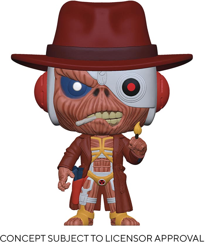 Pop Rocks Iron Mayden 3.75 Inch Action Figure Exclusive - Eddie Somewhere in Time Cowboy Hat Chase