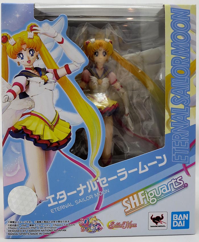 Sailor Moon Pretty Guardian 5 Inch Action Figure S.H. Figuarts - Eternal  Sailor Moon