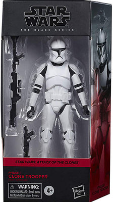 Star Wars The Black Series Box Art 6 Inch Action Figure Wave 2 - Clone Trooper Phase I