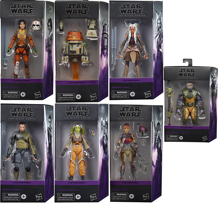 Star Wars The Black Series 6 Inch Action Figure Rebels Box Art