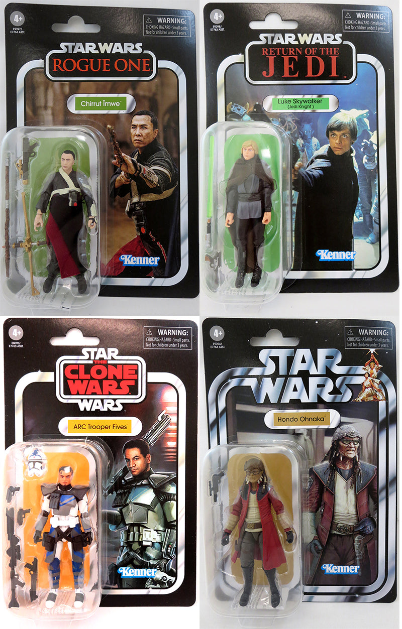 Star Wars The Vintage Collection 3.75 Inch Action Figure (2022 Wave 3) -  Set of 5 (VC241 to VC245)