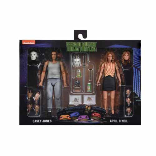 Teenage Mutant Ninja Turtles Movie 7 Inch Action Figure Ultimate Exclusive  - April O'Neil and Casey Jones